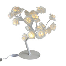 YUEHAO Led Light Usb Rose Bouquet Led Tree Table Lamp Lights Party Wedding Home Decor Gift Home Appliances White
