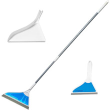 Air Broom 3-Piece Kit All Surface Sweeper & Squeegee for Wet/Dry Cleaning, Dust, Dirt, Liquids, Pet Hair, Tile, Hardwood, Carpet, Furniture, Windows,