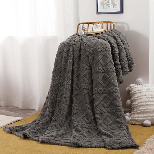RRCSS Soft Warm Solid Color Warm Micro Plush Wool Blanket Carpet Sofa Bedding 70X95Cm Windproof Solid Color Single Layer Blanket Nap Blanket