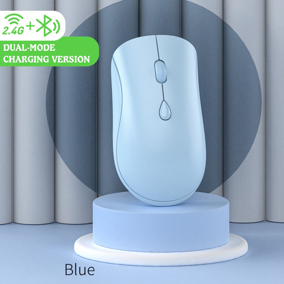 Wireless 2.4G Silent Mouse Desktop Laptop Bluetooth Rechargeable Wireless Mouse (Rechargeable Mode), Mouse 9027700443211