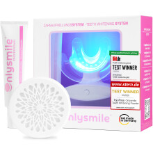 OnlySmile Zahnbleaching-Kit Always White Bundle – Zahnbleaching Set mit Refill-Gel und Zahnpulver