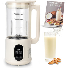 8in1 Automatic Nut Milk Maker 40oz Soy Milk Maker with SelfCleaning, 12Blade, Low Noise