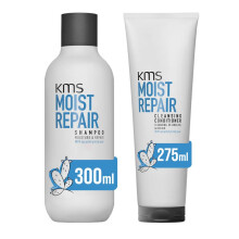 KMS Moist Repair Shampoo 300ml & Cleansing Conditioner 275ml Duo