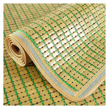 Bamboo Cooling Mat Foldable Breathable Summer Sleeping Pad with Easy Clean AntiSlip Design