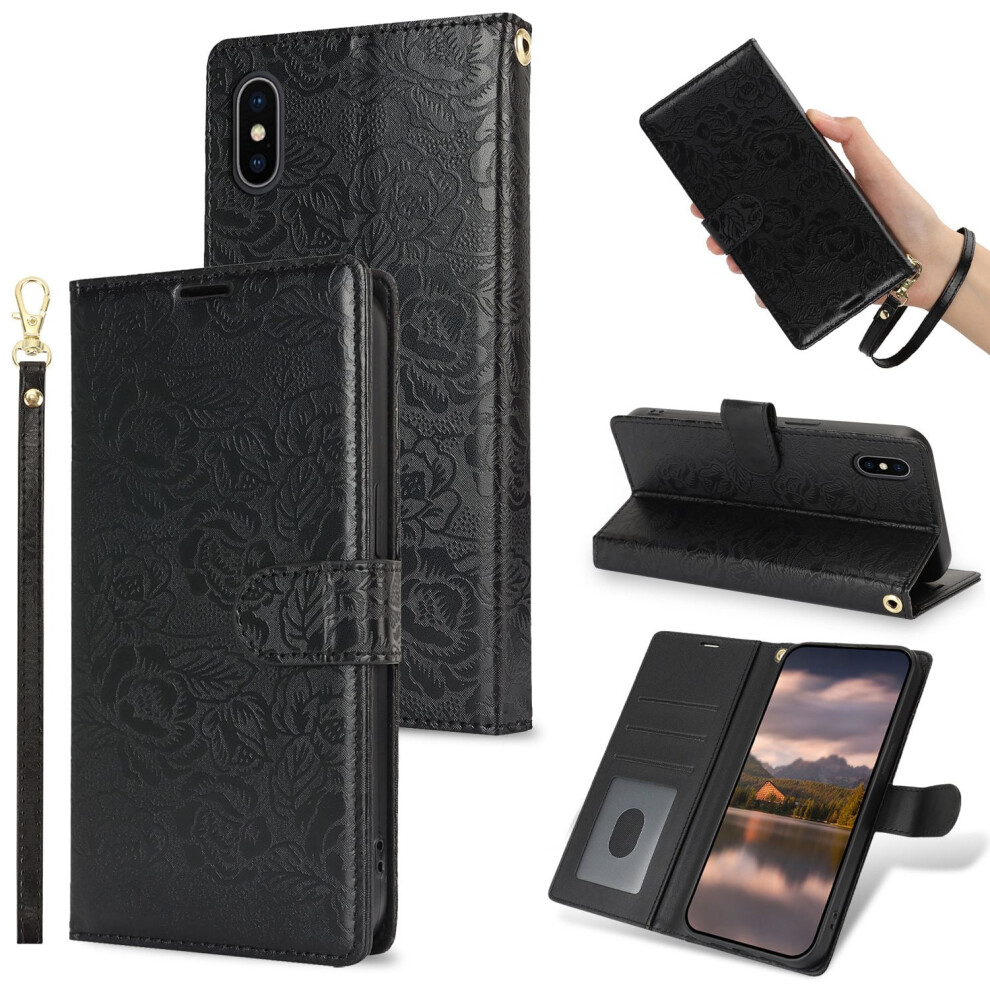 For Compatible With Iphone Xs Max Xr Phone Case Wallet Case With Card Holder Magnetic For Compatible With Iphone Leather Phone Cases 9377112452203