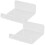 2 Pcs Projector Stand Wall Support for Home Monitor Rack Display Racks Multi-functional 1