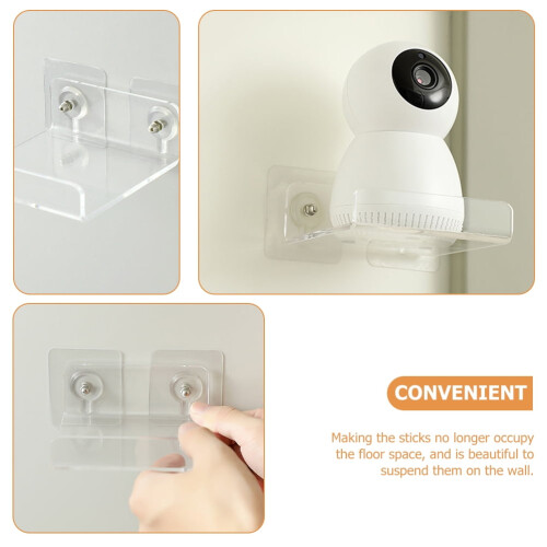 2 Pcs Projector Stand Wall Support for Home Monitor Rack Display Racks Multi-functional 2