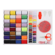 Sewing Needle Thread Kit Needles Pins at Home Travel Stainless Steel Plastic Polyester