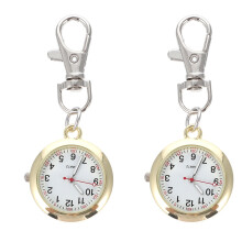 2 pcs Fashionable Pocket Watch Keyring Design Watch Decorative Nurse Watch