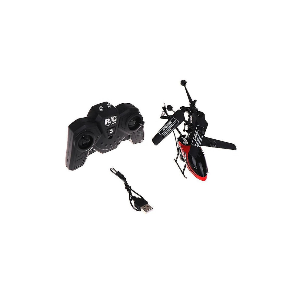 Usb Charging With Rc Helicopter, Mini Rc Drone With Gyro Crash Resistant Rc Toys For Boys Kids Gift Light/Red 9027700449152