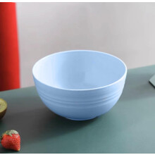 15cm Blue AntiFall Rice Bowl for Dormitory Instant Noodles and Small Salad Use