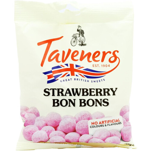 Taveners Strawberry Bon Bons 165g