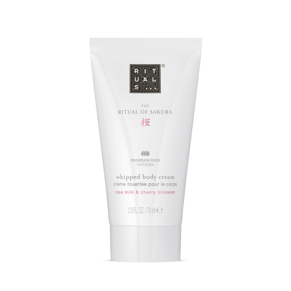 Rituals Sakura Whipped Body Cream 70ml Hydrating Nourishing Body Moisturiser - Image 4