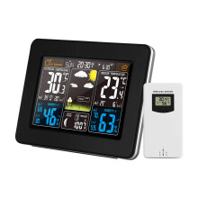 Wireless Weather Station with Large LED Display, Accurate Forecast, Indoor Outdoor Thermometer
