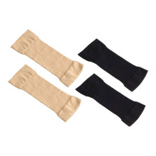 Compression Arm Sleeves for Women UV Protection Breathable Elastic Fit Skin Tone for Sports Yoga