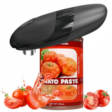 Electric Can Opener for Seniors with Arthritis, OneTouch Hands Smooth Edge Cutting for All Can Sizes