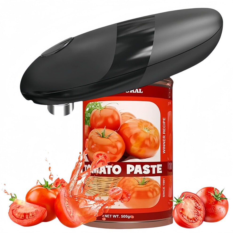Electric Can Opener for Seniors with Arthritis, OneTouch Hands Smooth Edge Cutting for All Can Sizes
