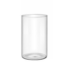 Glass Vase 15cm Clear Cylinder for Wedding Centerpieces, Tall Flower Decor for Party and Home