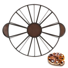 Cake Cutter and Divider with DualSided Slice Marker, 10 or 12 Portions, Ergonomic Handles