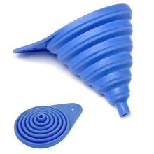 Large Collapsible Kitchen Funnel BPA 5' SpaceSaving for Oil Dry Goods Bottles Dishwasher Safe