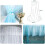 Canopy Bed Curtains with String Lights, King Size Mosquito Net Canopy, Elegant Princess Design 4