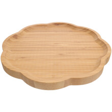 Sushi Serving Plate with Elegant Petal Design, EcoFriendly Japanese Tray for Appetizers and Desserts