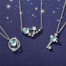 RSAMD Star Key Necklace Female Korean Female Student Chain Pendant Necklace Girl Bejo-A3