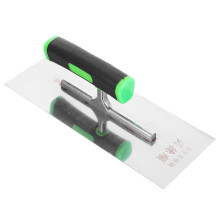 Stainless Steel Masonry Trowel with Ergonomic Comfort Grip for Concrete and Drywall Finishing