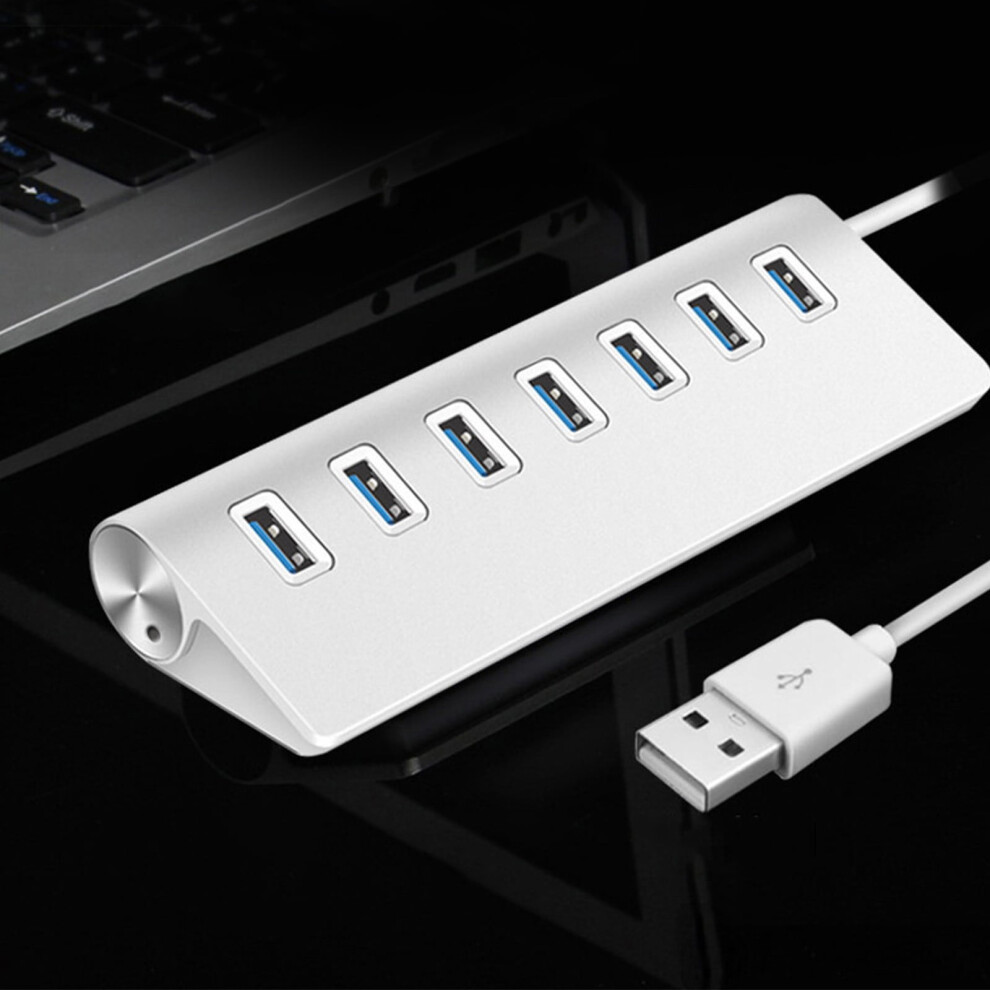 Cyber Monday Deals 2024: Viflosae Expansion Dock Usb Hub, 7-In-1 Usb3.0 Splitter 5Gbps, Compatible With Laptop, Tablet, Phone, U Disk, Otg 9377112459561