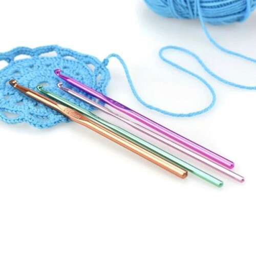12-pack Crochet hooks in different sizes: 2mm - 8mm multicolor 2