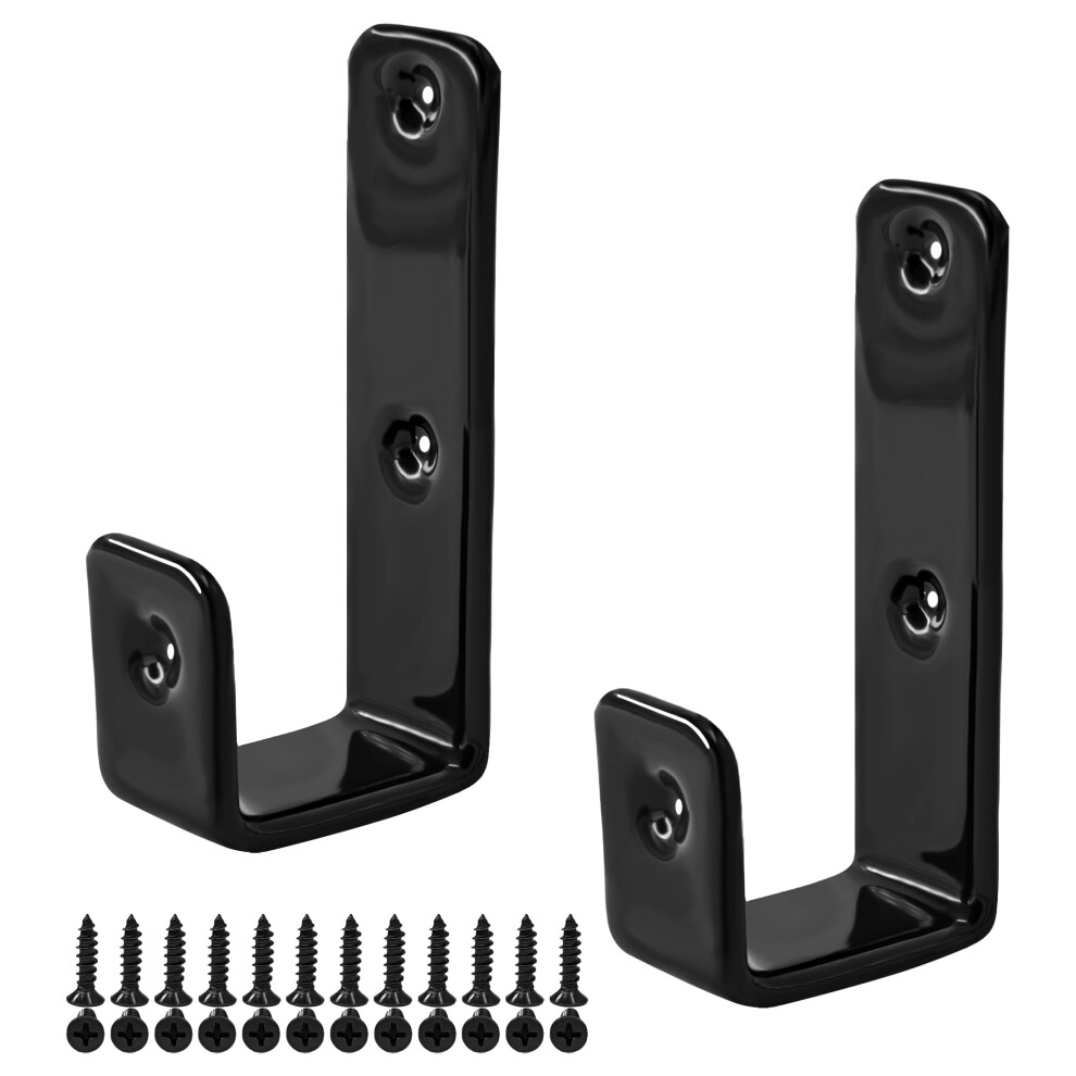 2 Pack Bunk Bed Ladder Hooks 1 Inch Wide Pvc Coated Heavy Duty J Hooks With Screws 9455672659178