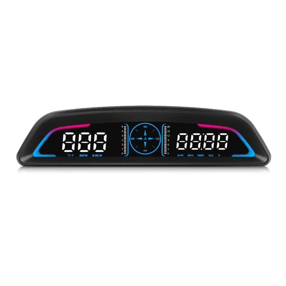 Car Hud Display B3 Obd2 Digital Speedometer With Rpm Voltage Overspeed Alert For All Vehicles 9455672659444