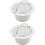 Pool Skimmer Basket with Handle, Large Capacity ThruWall Swimming Pool Skimmer Replacement, 2 Pack 3