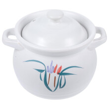 Ceramic Cooking Pot with Lid, Heat Resistant Japanese Casserole for Stew and Home Cooking