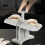 Stainless Steel Double Dumpling Maker Press Tool, Wrap Two at a Time with NonSlip Base 3