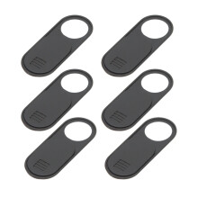 Car Interior Camera Cover 6 Pack Sliding Privacy Blockers Black ABS for 20172023 Vehicles