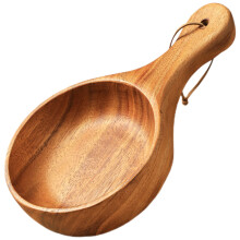 Snack Bowl Bowls Wooden Instant Noodle Fruit Serving Travel Cereal Portable Acacia Baby