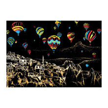 Yuelus Dazzles Color City Series - Night Scratch Painting, World Landscapes Creative Gift (Compatible with Yuelus)