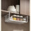 Hanging Basket Under Cupboard Kitchen Shelf Table Partition Storage Basket Desktop Storage Rack 1