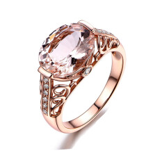 Jacenvly 2024 Wedding Ring Sets Clearance Gemstone Rose Gold Jewelry Organizer Rose Gold Birthday Gift