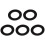 5 Pcs 52mm-77mm 52-77 Metal Step Up Filter Ring Adapter for Camera 1