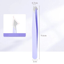 DEKAXID 1Pcs Eyebrow Tweezers High Precision Fine Hairs Puller Beard Hair Removal Plucker Stainless Steel Eye Brow Clips Makeup Tool