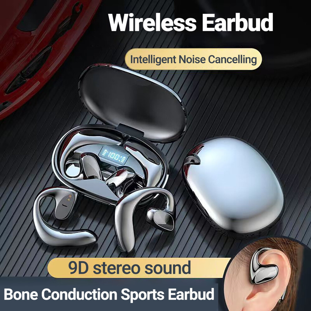 Susuchens Wireless Earbuds, High Fidelity, Anc, Digital Display, Bluetooth 5.0, Bone Conduction, Sports, Compatible With Ios/Android 9027700455450