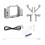 SUSUchens Drone Dropper for Mini 4 Pro Drone Airdrop Thrower System USB Charging Remote Control Multi-Purpose Delivery Device Grey 2
