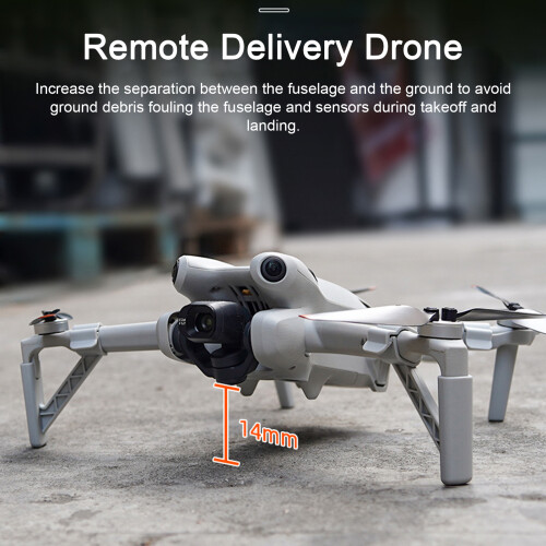 SUSUchens Drone Dropper for Mini 4 Pro Drone Airdrop Thrower System USB Charging Remote Control Multi-Purpose Delivery Device Grey 2