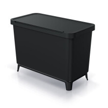 Poubelle de tri Keden SYSTEMA - 3x10l noir recyclage