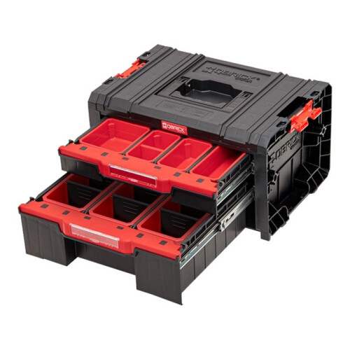 Boîte à outils - Qbrick System - PRO Drawer 2 Toolbox 2.0 Expert - Empilable - 2 tiroirs - IP54