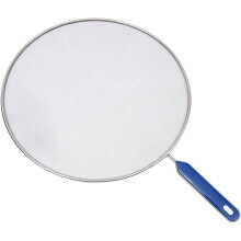 Stainless Steel Grease Splatter Screen 29cm Fine Mesh Oil Guard for Frying Pan Burn Protection