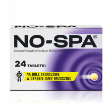 No-Spa 40mg 24 Tabs Okres Bol Skurcze Kamica