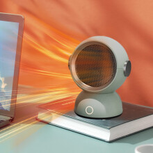 Small Electric Space Heater for Indoor Use, Office Under Desk & Bedroom, Portable Heater Compatible with US Outlets